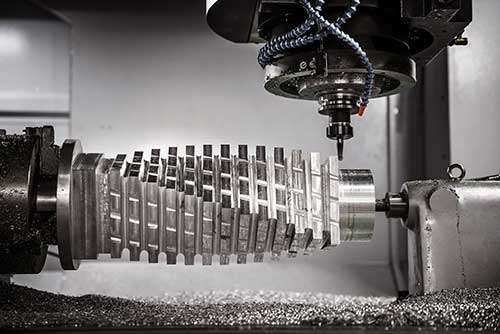 5 axis continuous machining example available on SprutCAM 12